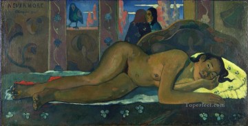 Nevermore O Taiti Post Impressionism Primitivism Paul Gauguin Oil Paintings
